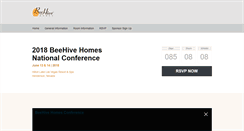 Desktop Screenshot of beehiveconference.com